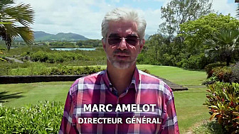 TV locale Ile de France & Belles d'âme vous emmènent au  Golf Club de L'ile aux cerfs présenté par Michel  Amelot Directeur Général de l'ile aux Cerfs 